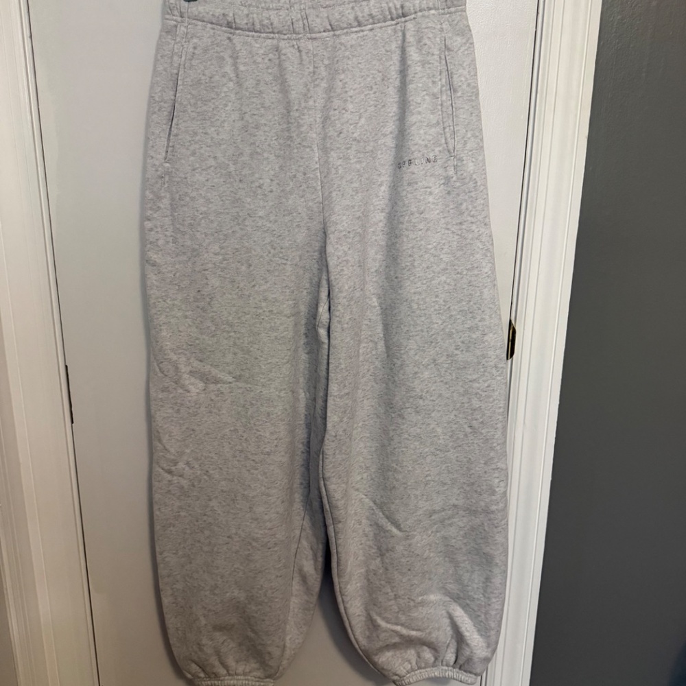 Aerie offline cloud fleece baggy jogger in grey size XS (186) - Picture 2 of 6